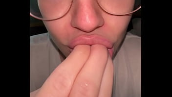 Preview 1 of Mom Son Xxx Video 2018 - Dommylips sucks their fingers and makes slutty noises