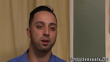 Preview 1 of Pool Butt Oil - Shemale gets ass fucked