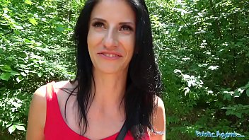Preview 3 of Loick Vagina - Public Agent Busty horny lady gets fucked in the woods for cash
