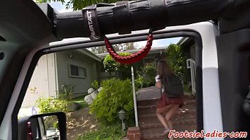 Preview 1 of Tba Tube4u - Cum sprayed eurobabe enjoys footworship