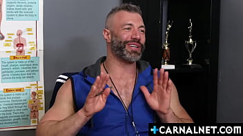 Preview 1 of Pk Xvidos - Coach Cole Connor moaning and groning as he takes Tyler Tanners young cock deep in his cheeky ass