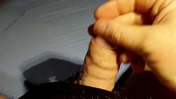 Preview 3 of Free Amateur Homemade Porn - Home alone so did a solo handjob cum shot,  sister best friend wanted to watch