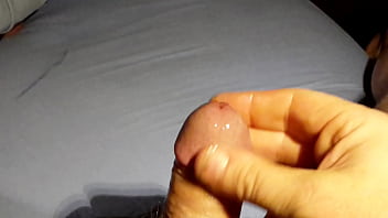 Preview 1 of Free Amateur Homemade Porn - Home alone so did a solo handjob cum shot,  sister best friend wanted to watch