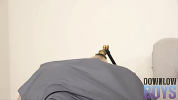 Preview 3 of Gay Ebony Massage - DownlowBoys - Jock Nurse Takes Care Of Patient&#039_s Cock With His Mouth