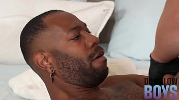 Preview 4 of Gay Ebony Massage - DownlowBoys - Jock Nurse Takes Care Of Patient&#039_s Cock With His Mouth