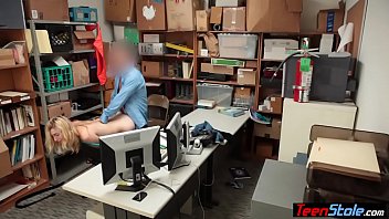 Preview 4 of Delet V - Blonde teen shoplifter fucked her way out of trouble