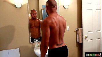 Preview 1 of Hq Porn Me Spunking Again - Tattooed black jock strokes swollen dong