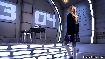 Preview 1 of Sanny Lunny Bp - Golden haired teen fucking machines