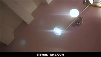 Preview 3 of Ana Melaka - SisWantsMe - Hot Big Ass Stepsister Jayden Black Fucked By Stepbrother In Bathroom Orgasms And Leaves POV