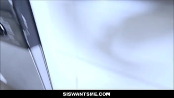 Preview 1 of Ana Melaka - SisWantsMe - Hot Big Ass Stepsister Jayden Black Fucked By Stepbrother In Bathroom Orgasms And Leaves POV