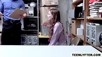 Preview 1 of Warte Girl - Teen to fuck cop for stealing butt plug