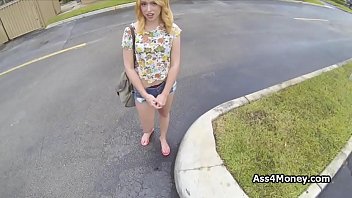 Preview 2 of Pakistani Girl Porn Boy - Perky teen with golden hair fucks for cash