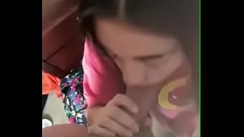 Preview 1 of First Nappi - Blowjob and cum (cute teen latina)