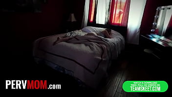 Preview 1 of Indian Xxx Pornhud - Creepy stepson sneaks into stepmoms bedroom