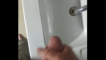 Preview 2 of Penthouse Porn - Stroked one out in the sink.