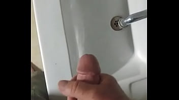 Preview 1 of Penthouse Porn - Stroked one out in the sink.