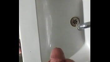 Preview 4 of Penthouse Porn - Stroked one out in the sink.