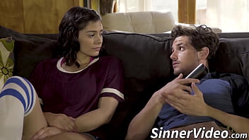 Preview 1 of Je Baise Ma Mere Qui Dors - Stepsister wants to have some kinky sex with her stepbrother