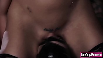 Preview 4 of Ticher School Fakid - Busty tattooed babes enjoy lesbian orgy