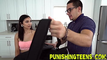 Preview 1 of Desi Scat Sex - Kinky teen tied up and fucked after gobbling cock in hd
