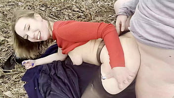 Preview 2 of Bib Fat Anal - cute girlfriend public outdoor anal fucked