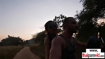 Preview 1 of Midget Fuck Small Married - Chap inserts his stick deep inside the ladyboy&#039_s backside