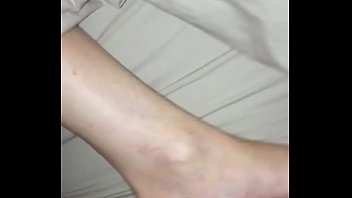Preview 1 of Cfnm Stripper Party Dancing Bear - Me cuming on my wife&rsquo_s foot