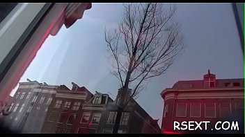 Preview 4 of Officoffice Sex - Old chap takes a walk in the amsterdam redlight district