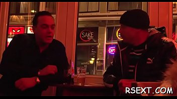 Preview 1 of Vierges Arabes - Excited old chap gets it on in the amsterdam redlight district
