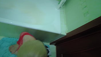 Preview 3 of Small Blond Squirt - Two beautiful girls sucking my hairy dick POV