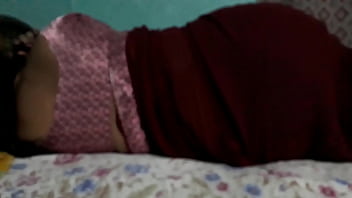 Preview 3 of Sister Brother Japnes Sex - SANJANA AUNTY SHOWING ASS IN MAROON SAREE