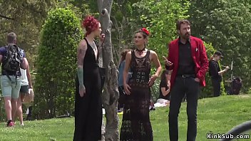 Preview 1 of Asansol Mms - Alt mistress disgraces Spanish babe in public