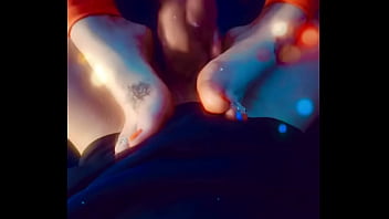 Preview 4 of Family Sexc Xxx Sexc - Prettyfeetelite - Barefoot Goddess Twinkletoes - Handjob and Footjob ignoring husband while on the phone with lover with slo-mo cumshot