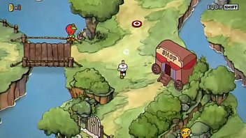 Preview 1 of 4mbxxx Videos Download - Gay com piroca na garganta jogando cuphead