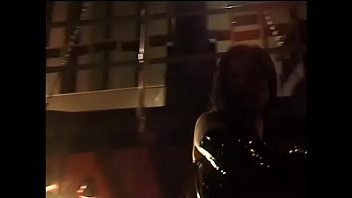 Preview 2 of Teen Maal Cop - Kinky master has two sex slaves fucking his cock in a bar
