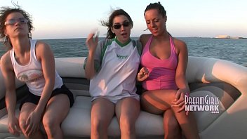 Preview 3 of Interracial Boz - 3 Girl Spring Break Boat Ride Tits