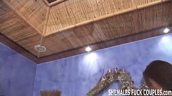 Preview 3 of You Gave Sex - Our first threesome with a shemale was amazing