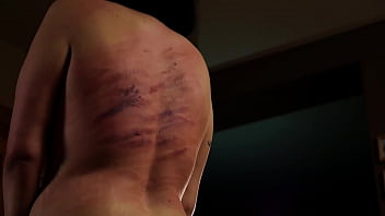 Preview 1 of Toube8 - Pain lover slave whipped without mercy