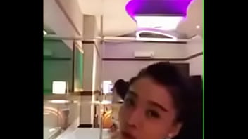 Preview 2 of Dehaty Bf - Asian Girl show cam in bathroom