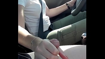 Preview 1 of Babe Gae Porn - Handjobs in a car
