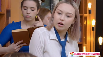 Preview 2 of Bonny Banx - Library of Lust - 18yo Lesbians at ClubSweethearts
