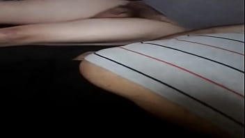 Preview 1 of Indin Videoxxcom - teen stretches for her boyfriends big dick