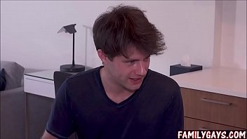Preview 1 of Bigassex - Big gay step daddy teaches his stepsons sex | fucked up family