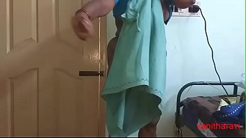 Preview 1 of Hen Night Uk Stripper - desi Indian  tamil aunty telugu aunty kannada aunty  malayalam aunty Kerala aunty hindi bhabhi horny cheating wife vanitha wearing saree showing big boobs and shaved pussy Aunty Changing Dress ready for party and Making Video