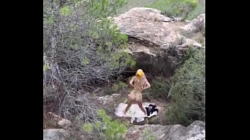 Preview 1 of Fast Squrting - I was caught naked doing yoga in the middle of the forest,  do you want to know what happened next? ???? #outd...