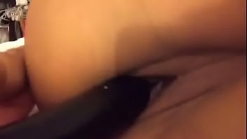 Preview 4 of 1st Xvideo - Ebony loves her dildo