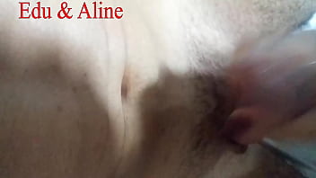 Preview 4 of Behind Curtains - Casal Edu e Aline - punheta