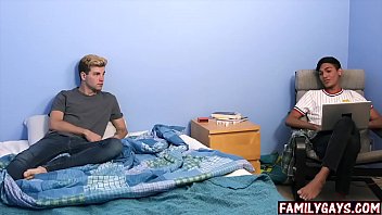 Preview 1 of Janwar Sxie Vid - Gay stepdad and stepson fucking the exchange student