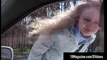Preview 1 of Mallu Boys - Curly Haired Russian Blonde Sucks &amp_ Fucks Her Ride!