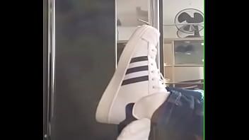 Preview 3 of Hd Sxi Vdeo - Adidas Superstar Wei&szlig_e Socken Will einer die Schuhe kaufen ?